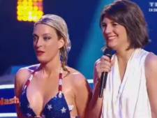 Splash: "Si j'étais vous, je remettrais mon soutien-gorge, Eve!"