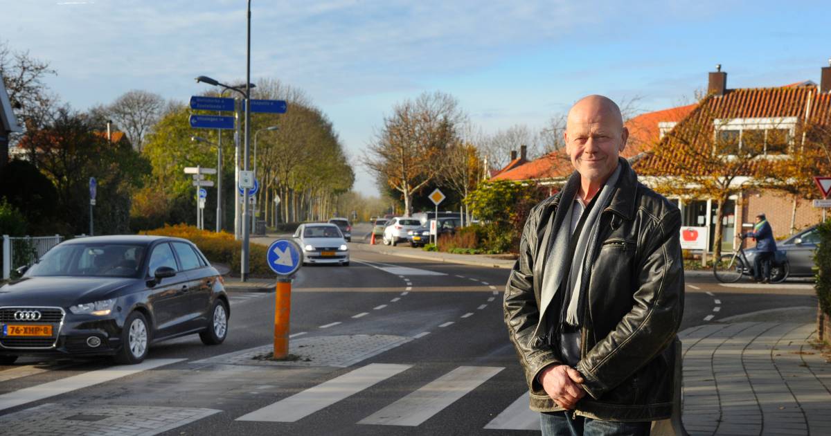 Eric Rotte ziet steeds meer verkeer door zijn dorp komen: ‘Grijpskerke gaat hieronder kraken’