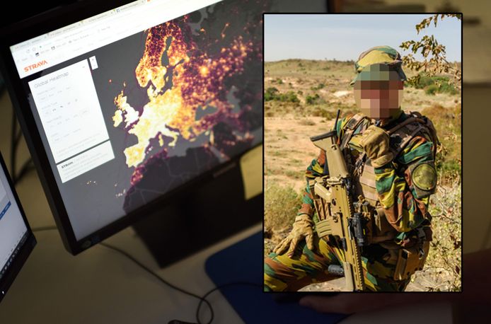 Defensie verbood het gebruik van Strava in gevoelige gebieden, maar een jaar later staan er nog tal van looproutes van militairen online.