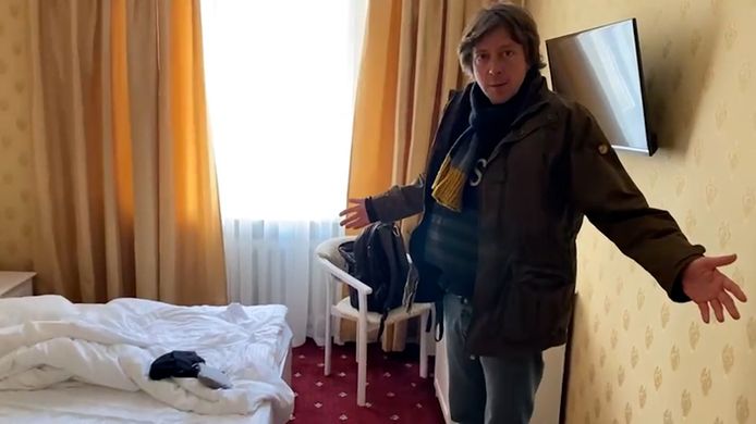 Zo spendeerde oorlogsjournalist Robin Ramaekers zijn nachten in Mykolajiv