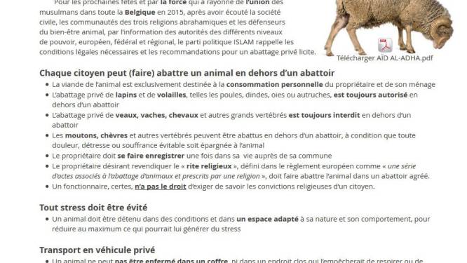 Partij beweert dat thuisslachtingen mogen: GAIA krijgt gelijk van rechter