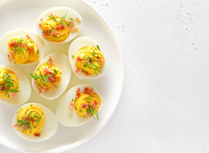 Gevulde eieren, gekookte eieren, gebakken eieren.. een echte traditie tijdens Pasen.