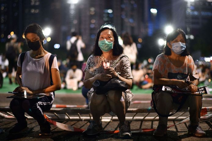 In 2020 kwamen tienduizenden mensen in Hongkong toch samen om het Tienanmenprotest te herdenken.