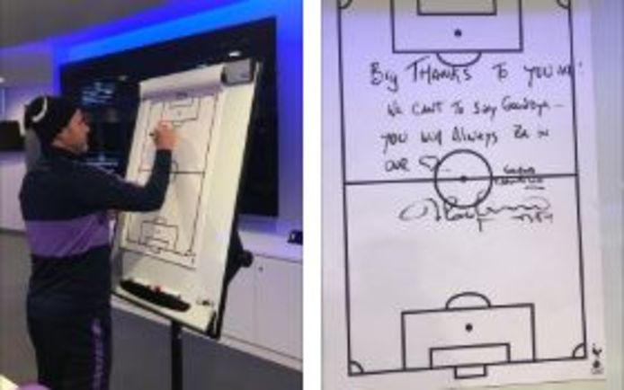 Pochettino had nog een boodschap in petto voor de Tottenham-spelers.