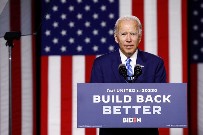 Joe Biden wil zich profileren als de voorvechter van de strijd tegen de klimaatopwarming.