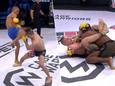 . / Actie tijdens de Cage Warriors 151.