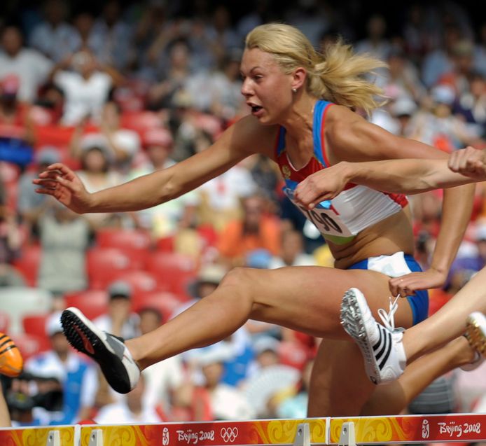 Tatjana Tsjernova op de Olympische Spelen van Peking in 2008.