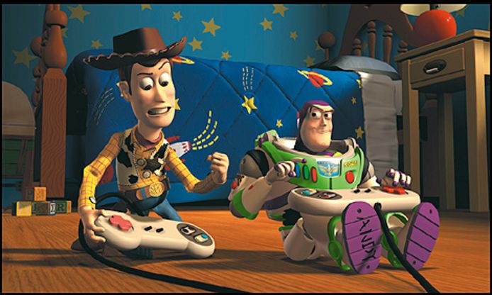 Buzz moet Woody redden.