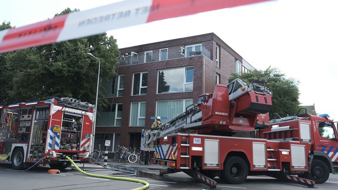 In Ondiep woedde een brand aan de Laan van Chartroise