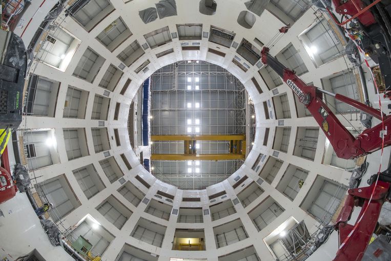 In deze 'put' komen straks alle onderdelen samen van de zogeheten tokamak, het onderdeel van de reactor waar de daadwerkelijke fusie zal plaatsvinden. Beeld ITER/Gérard Lesénéchal