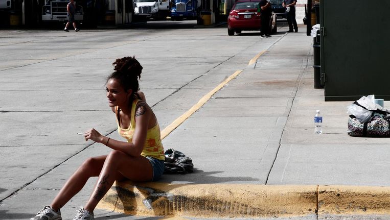 Sasha Lane in American Honey. Beeld  