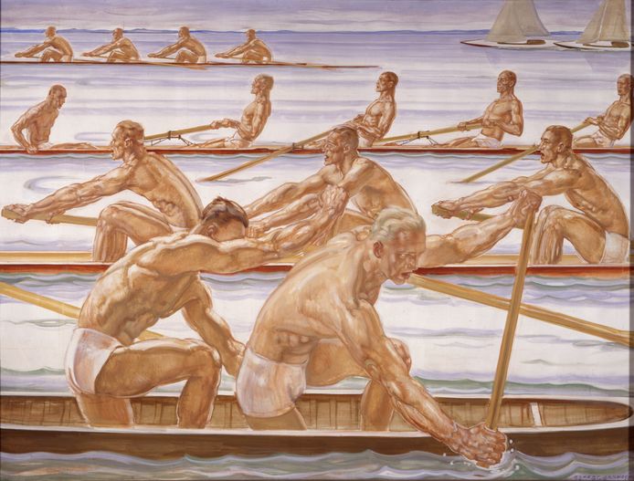 Albert Janesch, ‘Wassersport’. Hangt vanaf november in Museum Arnhem.