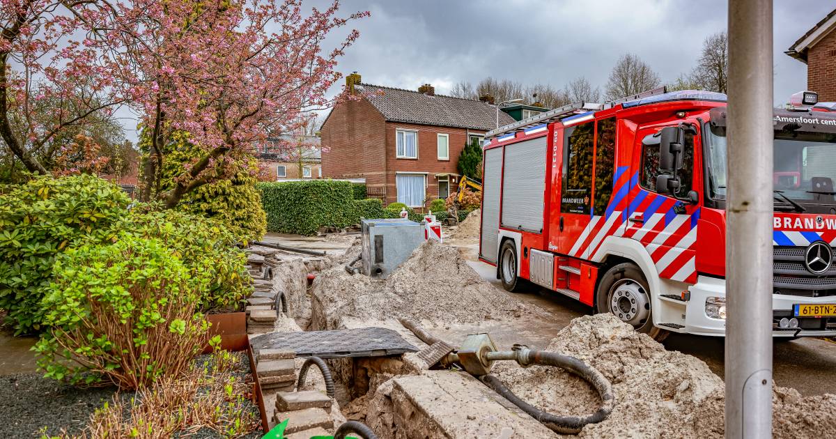 Gaslekkage in de Patrijzenhof in Amersfoort