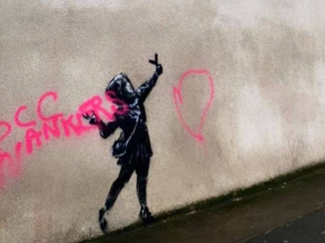 Valentijnswerk Banksy al na 48 uur vernield