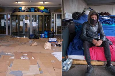 REPORTAGE. Hoe bruisende plek in Brussel uitgroeide tot triest symbool van vluchtelingencrisis: “Elke nacht hoor je mensen tegen zichzelf praten”
