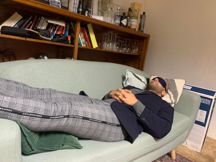 Claudio Fray doet meerdere keren per week een dutjes tijdens de werkdag.