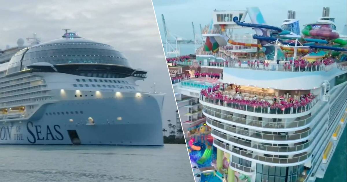 look.  With a length of 365 meters, seven swimming pools and six water slides: the largest cruise ship in the world finally enters service |  News