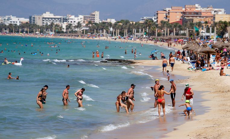 Palma de Mallorca, 15 augustus. Beeld Enrique Calvo / Reuters 