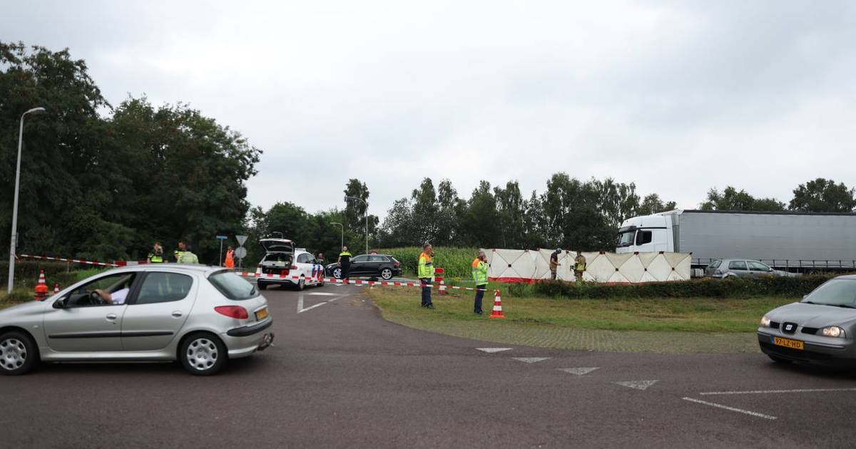 Dodelijk ongeluk op N35: fietser komt om het leven.