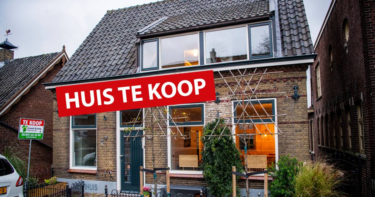 Deze karakteristieke woning met uitzicht over de Lek staat voor ‘slechts’ drie ton te koop