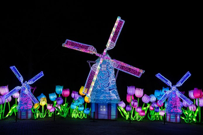 Het China Light Festival in Ouwehands Dierenpark in 2019.