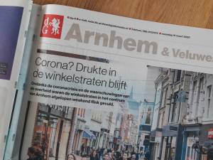 Journalisten De Gelderlander werken thuis, redactiekantoor onbezet