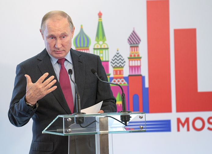 De Russische president Vladimir Poetin.