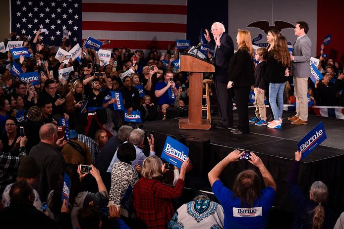 Volgens het campagneteam van Bernie Sanders is hij alvast de winnaar van de caucus.