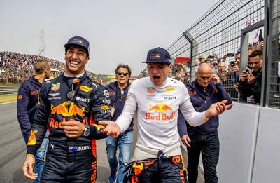 Verstappen juicht voor Rode Duivels, Ricciardo voor ‘Dutch Bert’