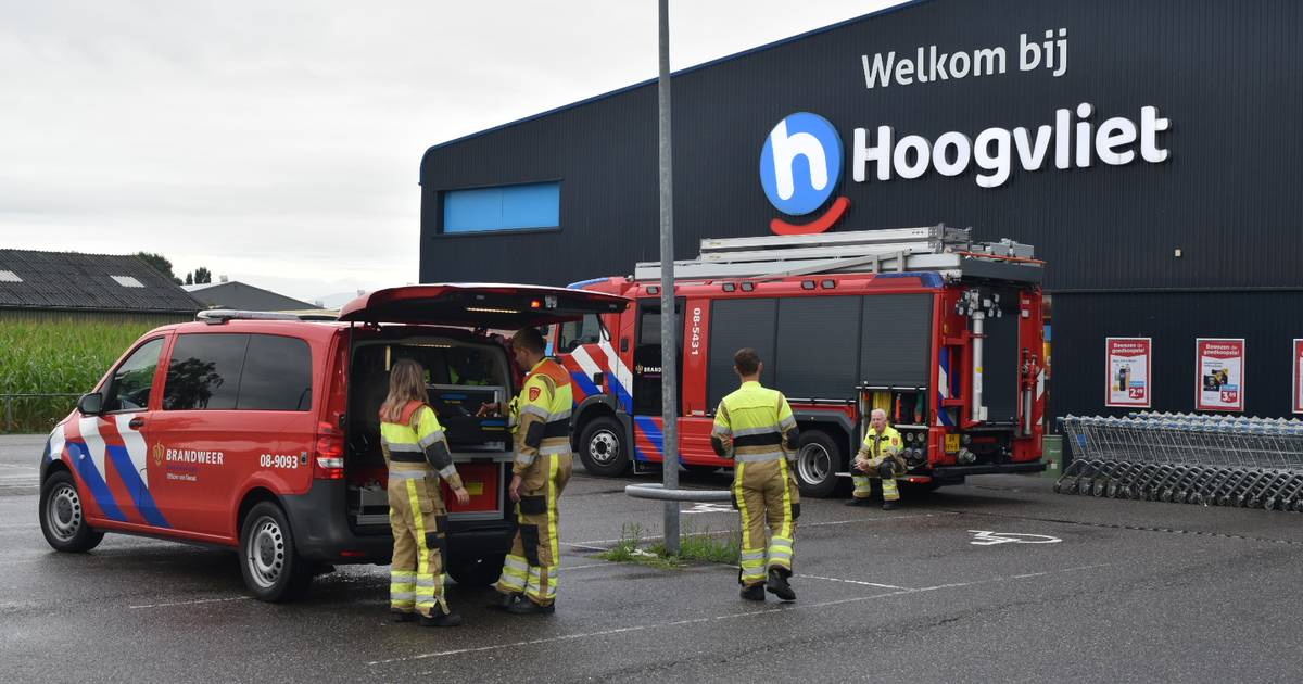 Hoogvliet in Hedel ontruimd wegens vreemde lucht