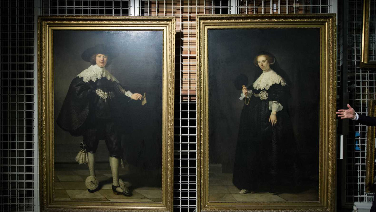 Maerten Soolmans en Oopjen Coppit. Beeld ANP