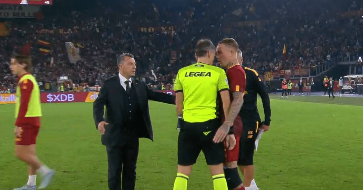 La rivolta con l’arrabbiato Rick Karsdorp prende una piega speciale: l’arbitro si scusa |  calcio straniero