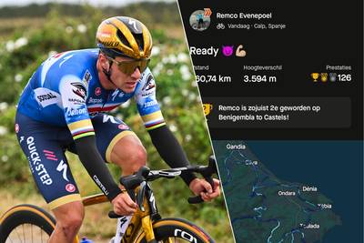 “Ready”: Remco Evenepoel goes all out with gruelling training in Spain and seems in shape for the World Cup