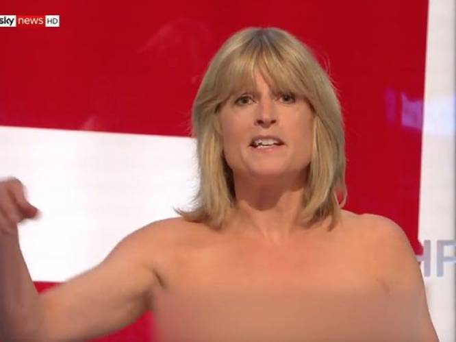 Zus van Boris Johnson gaat ‘topless’ tijdens eigen programma op Sky News