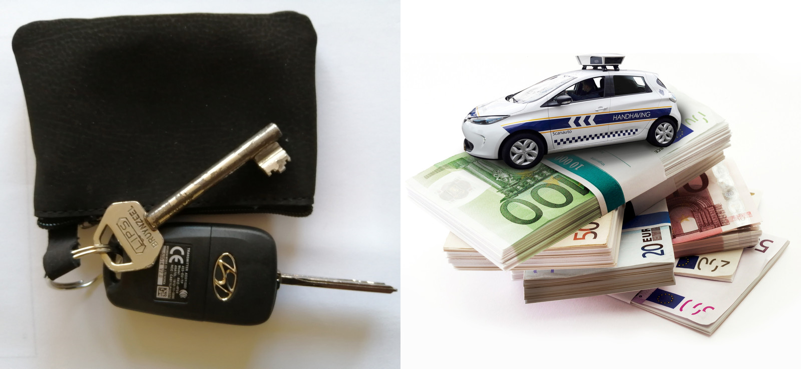 Zoeken naar je autosleutel terwijl de scanauto van parkeerbeheer nadert, dat is stressen.