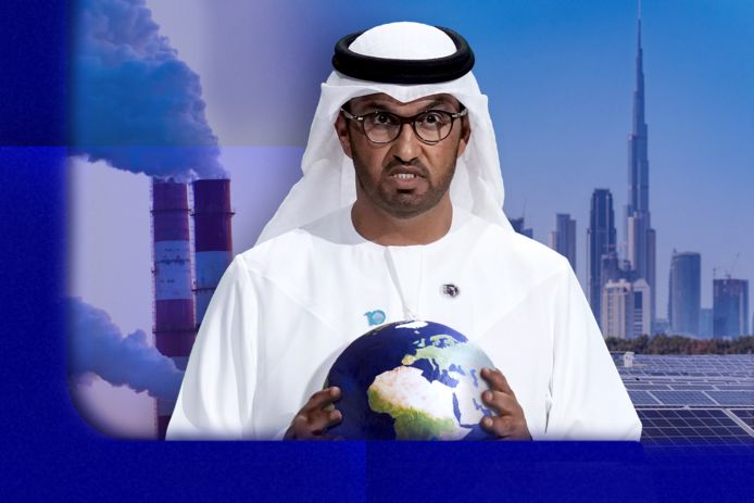 Sultan Ahmed Al Jaber zit de klimaattop in Dubai voor, maar kwam al in opspraak omdat hij oliedeals zou hebben proberen sluiten tijdens voorbereidende gesprekken met tientallen landen.