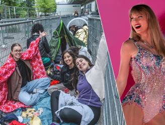 Taylor Swift-fans kamperen nu al voor deur van Parijse La Défense Arena: “We kijken hier al jaren naar uit”