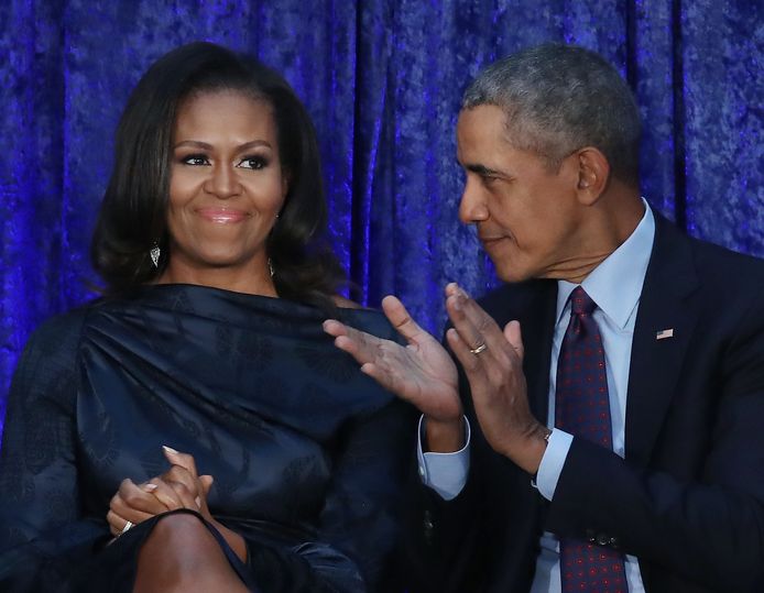 Michelle et Barack Obama.