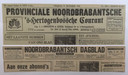 De laatste edities van De ‘Provinciale’ en Het Huisgezin van 31 oktober 1931 vóór de door de bezetter opgelegde fusie.
