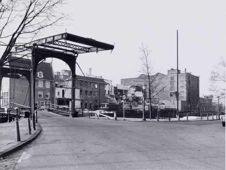 De Petemayenbrug in maart 1983. Beeld Ino Roël
