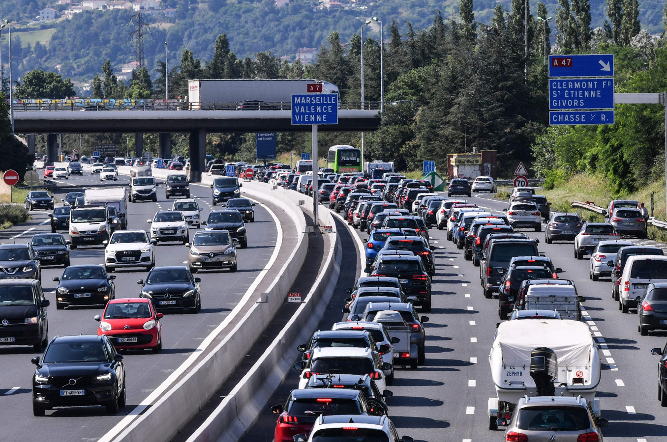 L'A7 entre Lyon et Vienne (archives).