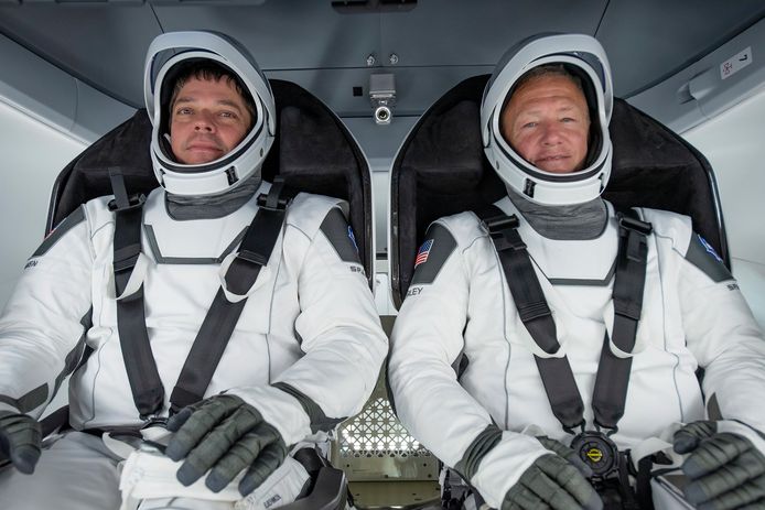 Astronauten Bob Behnken en Douglas ‘Doug’ Hurley.