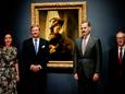 Koning Willem-Alexander en de Spaanse Koning Felipe VI in december van dit jaar tijdens een rondleiding over de tentoonstelling Rembrandt-Velazquez. Nederlandse en Spaanse Meesters in het Rijksmuseum.