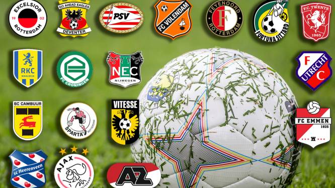 Eredivisie: check hier het oefenprogramma van jouw favoriete club