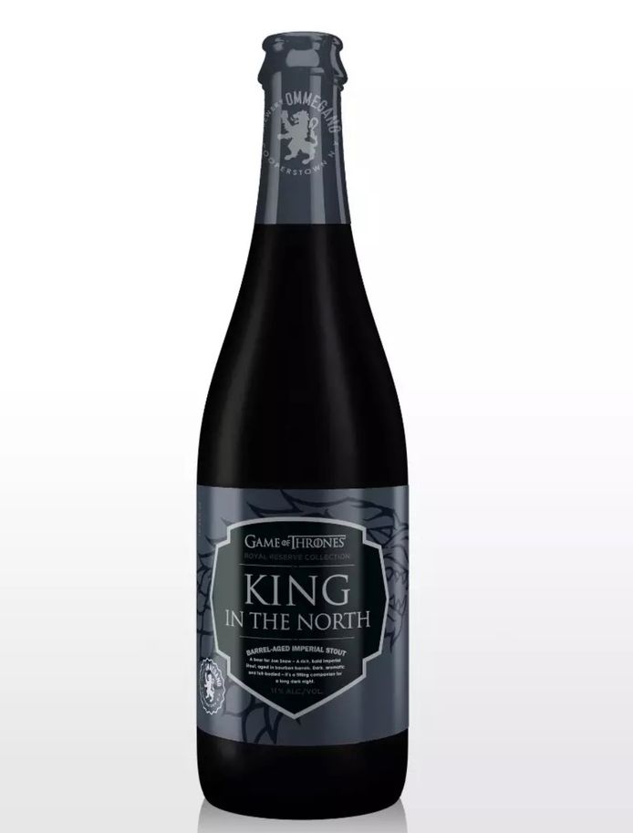 Het King Of The North bier van 'Game Of Thrones'.