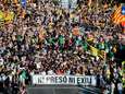 Duizenden Catalanen betogen in Barcelona voor vrijlating politici