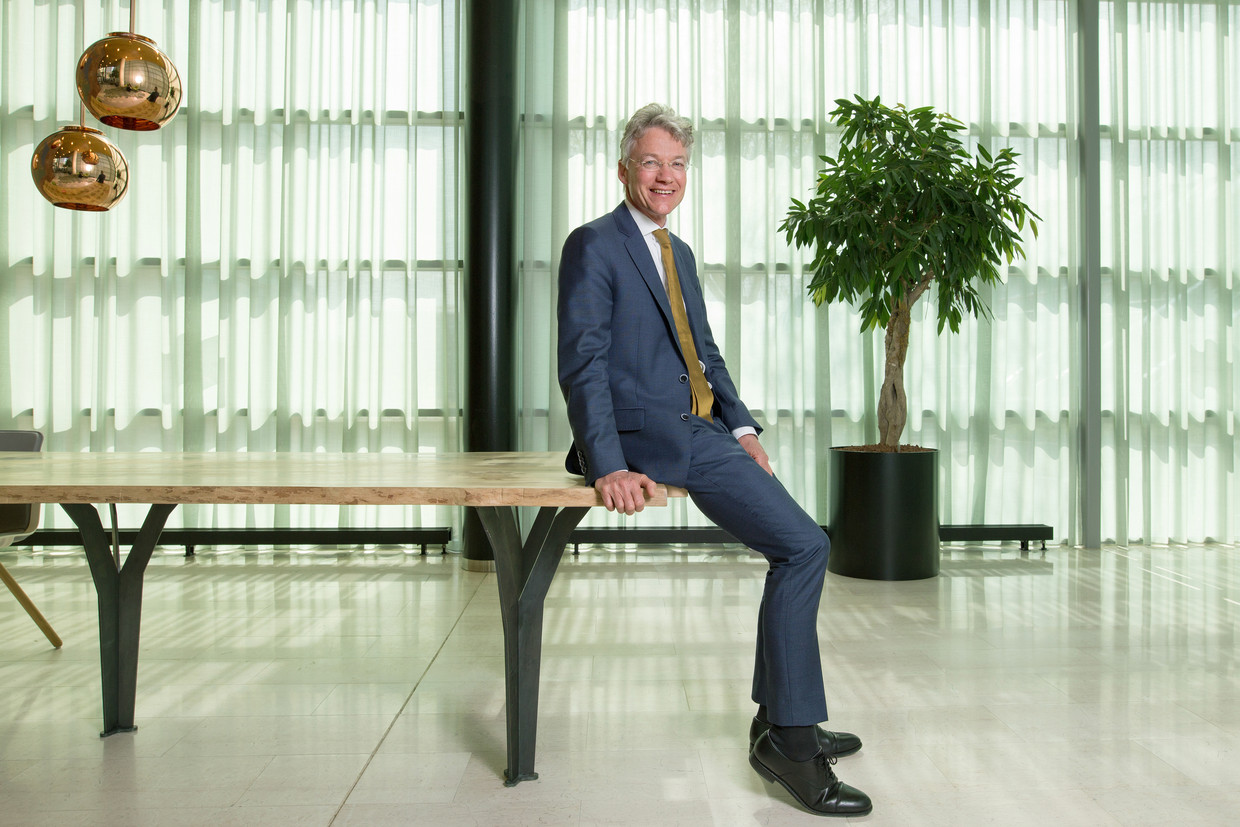 
Maarten Camps, de nieuwe topman van het UWV, zit vol nieuwe plannen.
