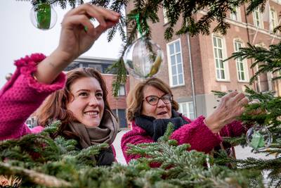 Kerstwensen in kerstboom Made: ‘Beste Poetin, gebruik uw verstand en beëindig die oorlog’