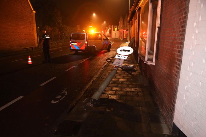 Ongeluk op de Tongersestraat in Boxtel.