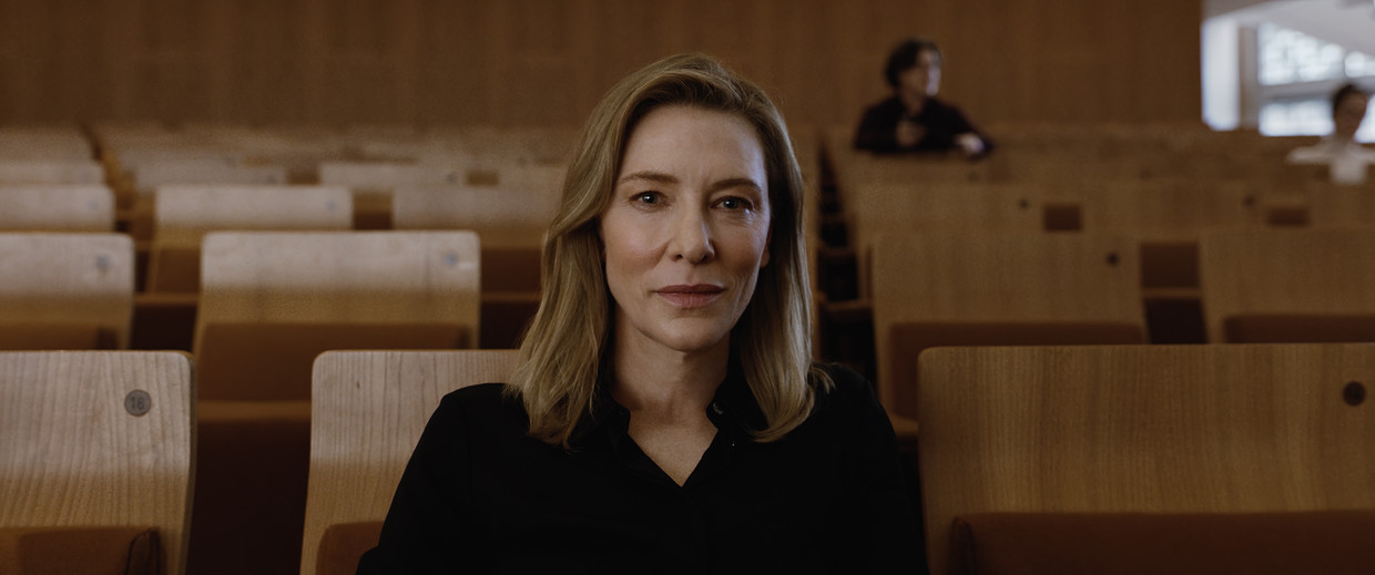Cate Blanchett als dirigent in Tár. Beeld Focus Features